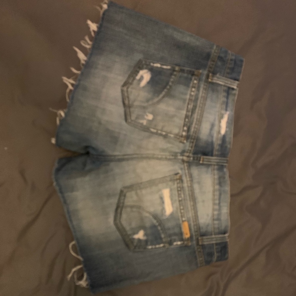 Joe’s Jeans denim destressed shorts